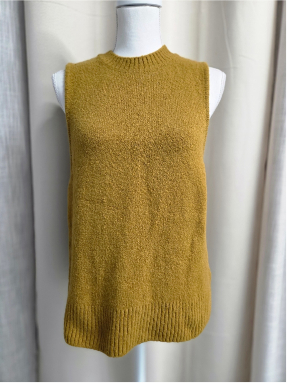 Daily Ritual Women's Layered Fall Sweater Vest Wool Blend Cottagecore Y2K Size L